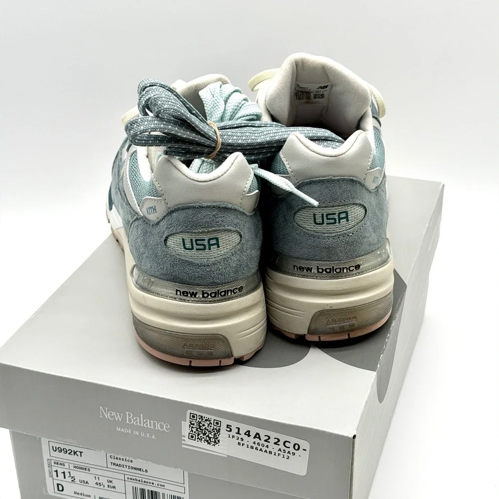 New Balance 992 Kith Steel Blue Mens 11.5 Made in USA U992KT Worn Once